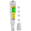 Skābes mērītāja pH ar LCD termometru 0-14 pH 0-50 C