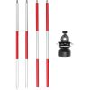 Mini prizma. Ģeodētiskais spogulis ar pola sudraba pārklājuma diametru 3,5 cm 1,26 m