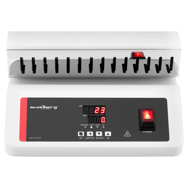 LED laboratorijas sildīšanas plāksne 30 x 30 cm līdz 350 c