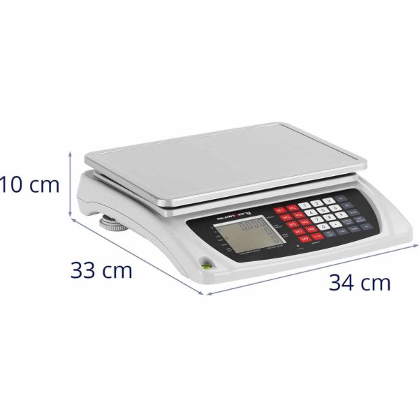 Iepirkšanās svars LCD 33,5 x 23 cm 50 kg / 6 g
