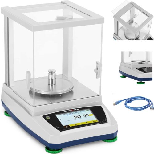Analītiskā laboratorijas skala ar LCD skārienjutēšanas paneļa 600 g / 0
