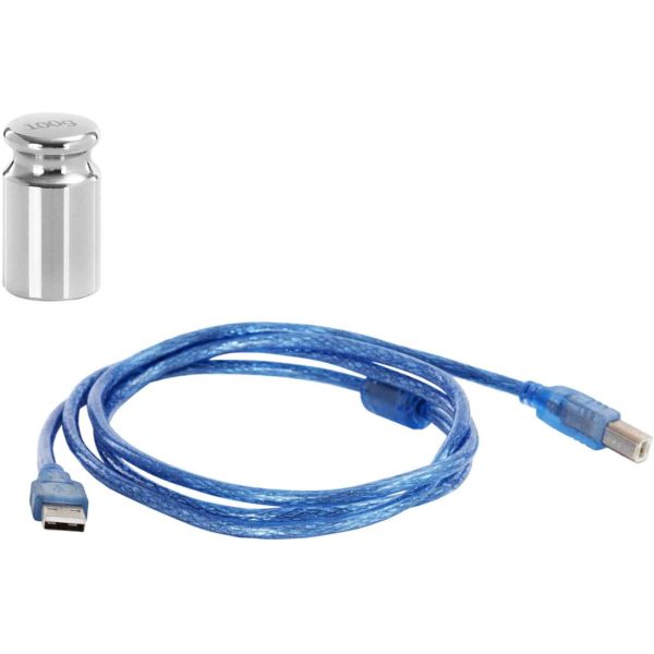 Analītiskais laboratorijas svars ar stikla LCD skārienpaneli 200 g / 0,001 g