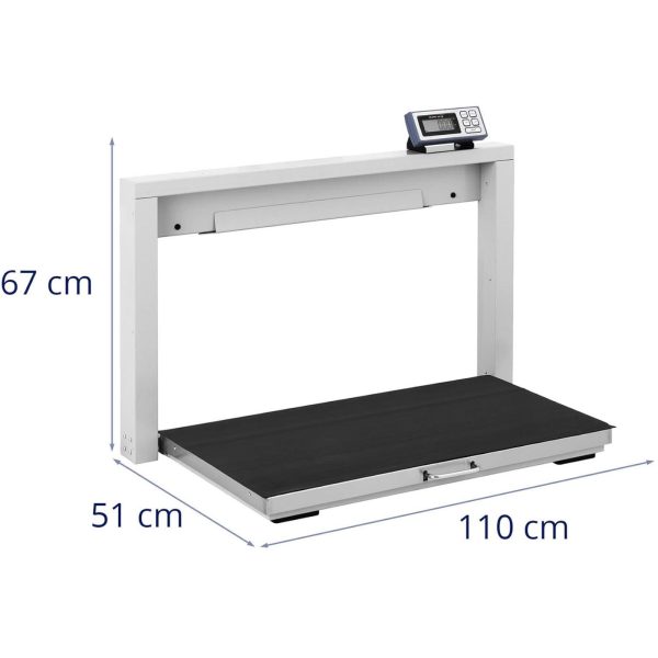Platformas noliktavas svara saliekamais svars 95 x 50 cm LCD 150 kg / 50 g