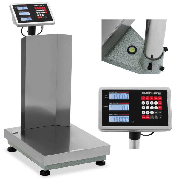 Noliktavas platformas svars ar atskaiti 40 x 50 cm LCD 150 kg / 0