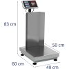 10031204-5 Noliktavas platformas skala ar atskaiti 40 x 50 cm LCD 60 kg / 0,005 kg