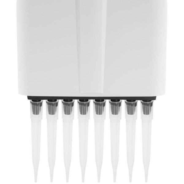 Laboratorijas pipetes 8 kanāla rokasgrāmata 0,05-0,3 ml