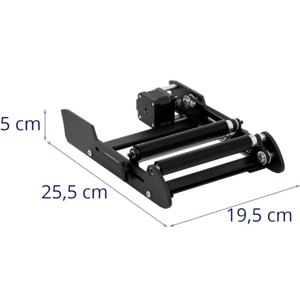 Rullīšu rotācijas stiprinājums lāzera gravēšanas diapazonam 3-200 mm