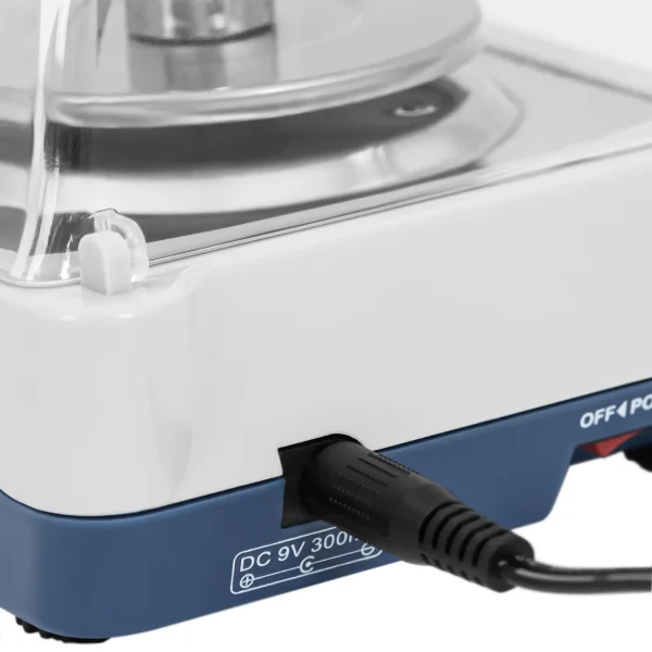 Precizitātes laboratorijas svars ar pārsegu 0,1–60 g / 0,005 g