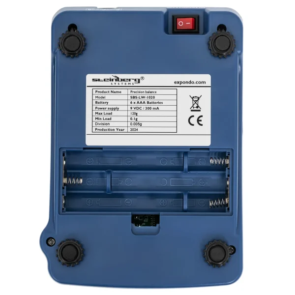 Precizitātes laboratorijas svars ar pārsegu 0,1-120 g / 0,005 g
