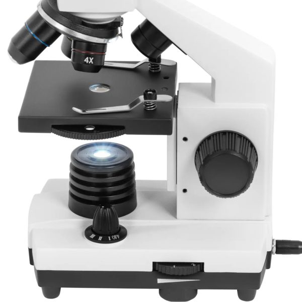 Optiskās skolas mikroskopa monokulārā LED paplašināšanās 40-400X