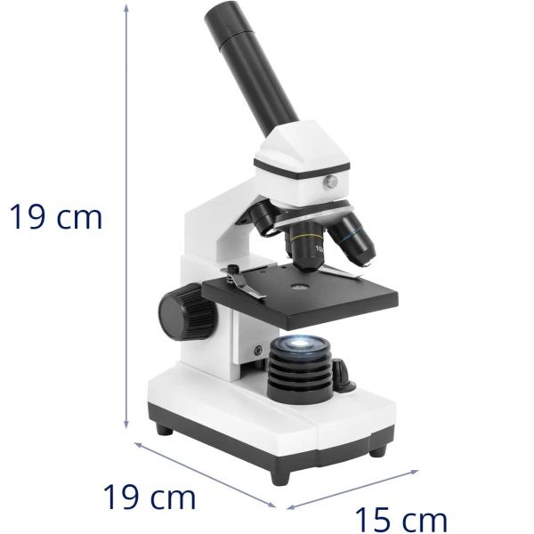 Optiskās skolas mikroskopa monokulārā LED paplašināšanās 40-400X