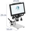 Digitālais mikroskops ar LCD Full HD 16 MP 1600X displejs
