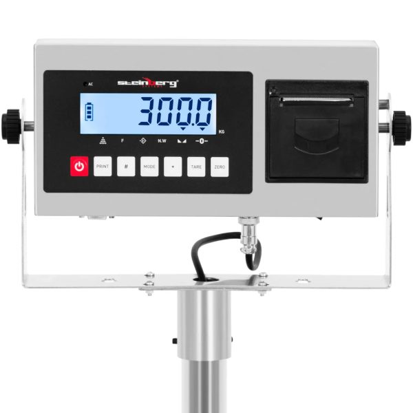 Platformas svars ar LCD printeri 50 x 40 cm 300 kg / 10 g