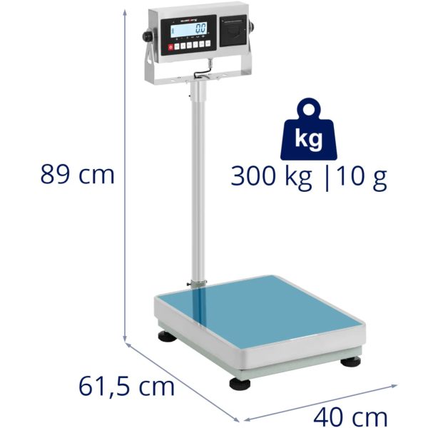 Platformas svars ar LCD printeri 50 x 40 cm 300 kg / 10 g