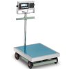 Platformas svars ar etiķetes printeri uz LCD riteņiem 60 x 50 cm 600 kg / 100 g
