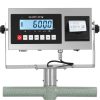 Platformas svars ar etiķetes printeri uz LCD riteņiem 60 x 50 cm 600 kg / 100 g