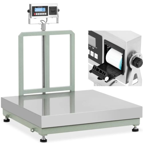 Platformas svars ar 100 x 100 cm 300 kg / 20 g LCD etiķetes printeri
