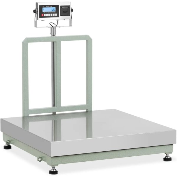 Platformas svars ar 100 x 100 cm 500 kg / 50 g LCD etiķetes printeri