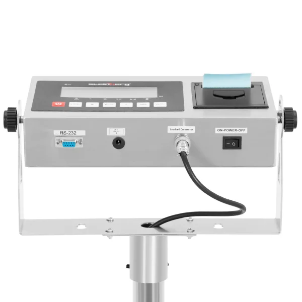 Platformas svars ar 100 x 100 cm 500 kg / 50 g LCD etiķetes printeri