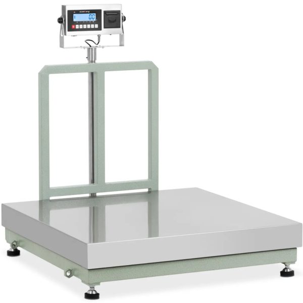 Platformas svars ar 100 x 100 cm 600 kg / 50 g LCD etiķetes printeri