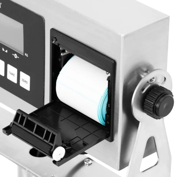 Platformas svars ar 100 x 100 cm 600 kg / 50 g LCD etiķetes printeri