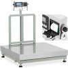 Platformas svars ar 100 x 100 cm 600 kg / 50 g LCD etiķetes printeri