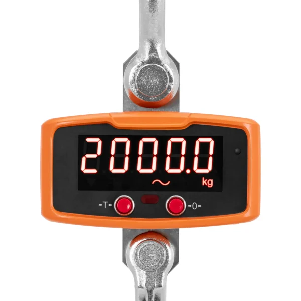 Piekārtas noliktavas āķa skala ar LED tālvadības pulti 2000 kg / 1 kg