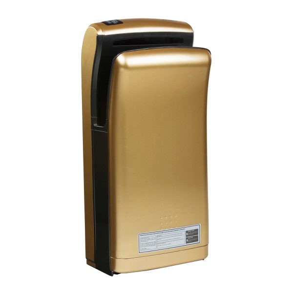 Sienas kabatas žāvētājs elektriskā zelta rokām 1200W Phya Bari Gold