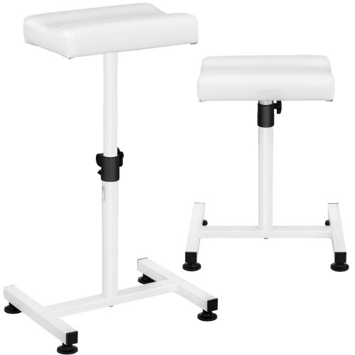 Kosmētiskais pēdu balsts pedikīra regulējamā augstumā līdz 75 cm līdz 80 kg - balts