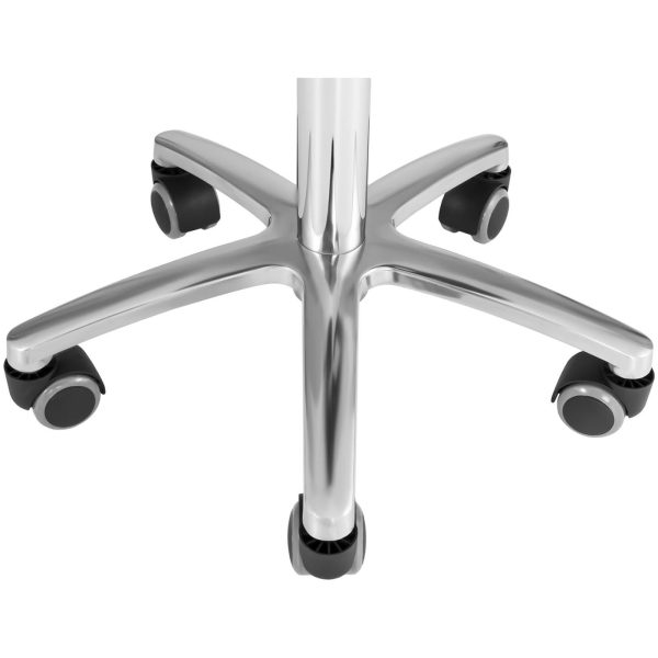 10040276-4 TERNI zaļš kosmētikas krēsls ar atzveltni uz riteņiem līdz 150 kg