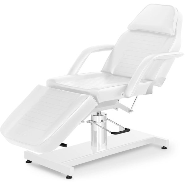 Kosmētikas krēsls Veronas spa masāžas tetovējumam - balts