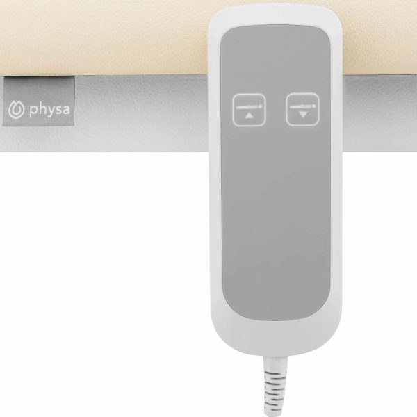 Galda elektriskā masāžas gulta ar lille tālvadības pulti - smilškrāsa