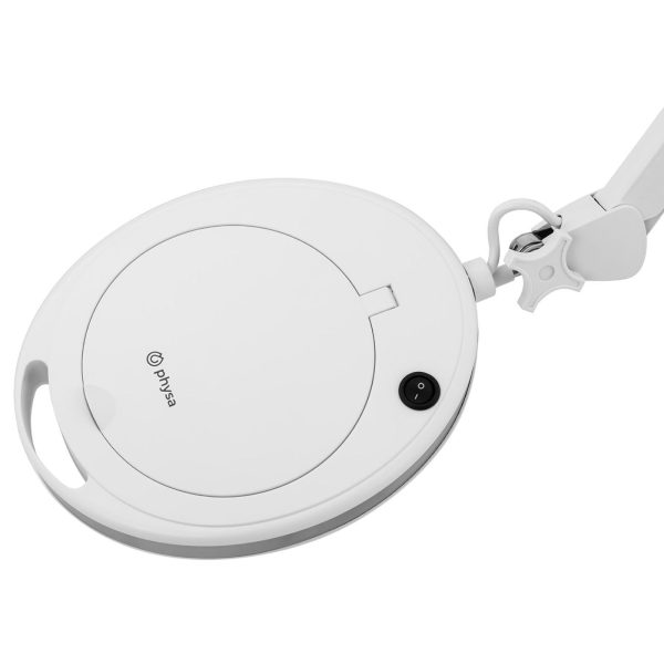 Kosmētikas palielināšanas lampa ar palielināmo stikla mobilo tālruni 5 DPI 60X LED diametrs 127 mm