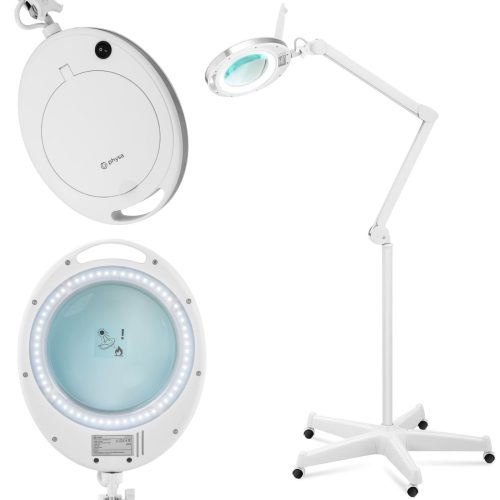 Kosmētikas palielināšanas lampa ar palielināmo stikla mobilo tālruni 5 DPI 60X LED diametrs 127 mm