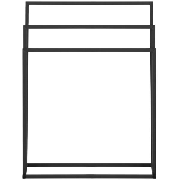 Statīva pakaramais 3 bezmaksas grīdas dvieļiem tērauds 65 x 21,5 x 84 cm tumši pelēks