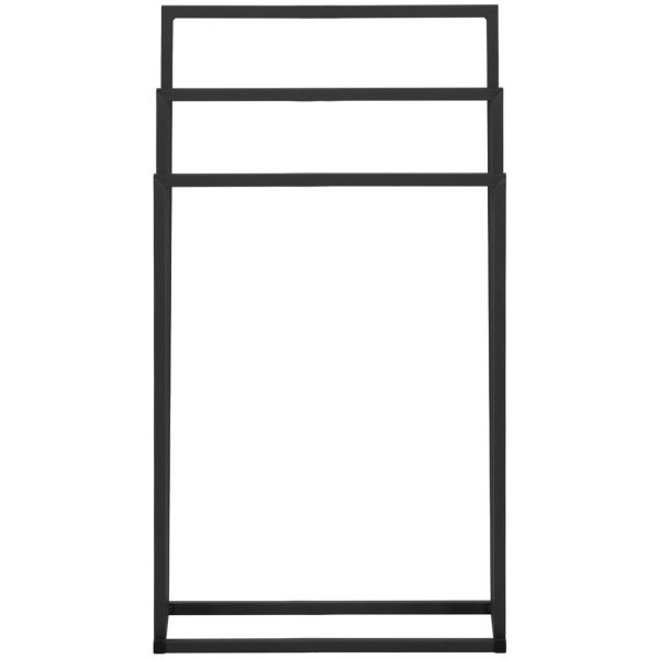 Stujak pakaramais 3 bezmaksas grīdas dvieļiem tērauds 45 x 21,5 x 84 cm tumši pelēks