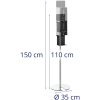 Ziepju dozators, nepieejama automātiskā mazgāšanas stacija 100-140 cm 1 L