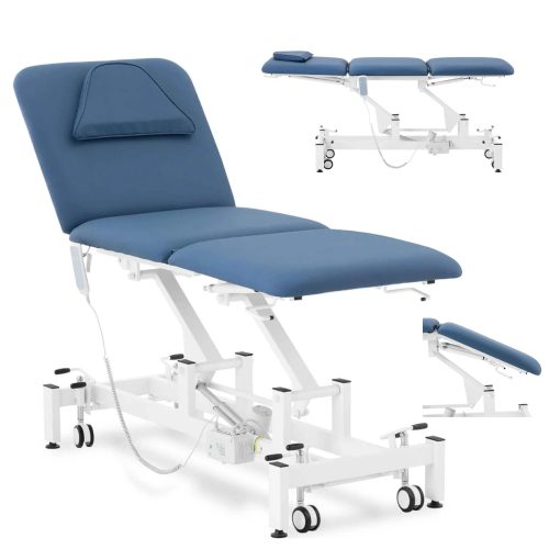 Gultas kosmētikas galds elektriskajai masāžai 150 kg valence - zila