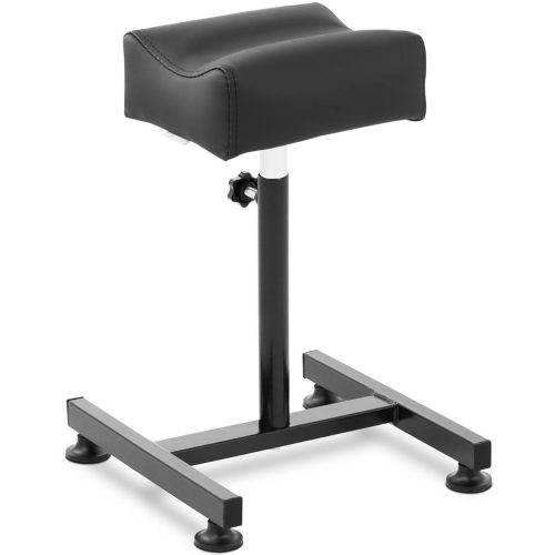 Kosmētikas kāju balsts pedikīra regulējamā augstumā līdz 67 cm līdz 80 kg - melns