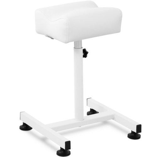 Kosmētiskais pēdu balsts pedikīra regulējamā augstumā līdz 67 cm līdz 80 kg - balts