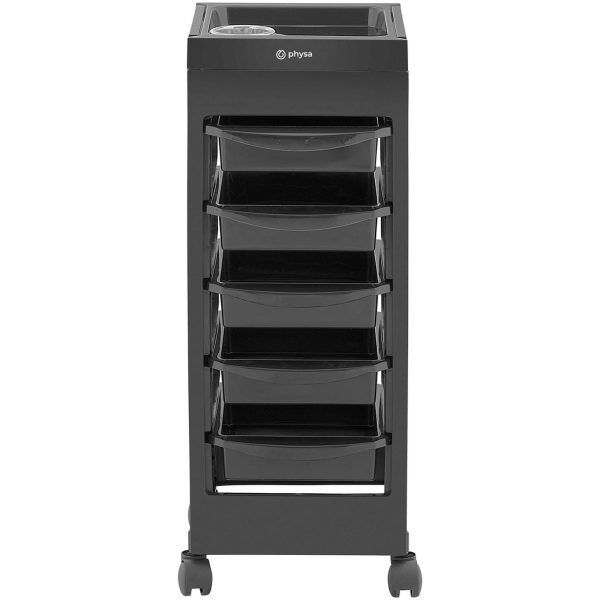 10040538-6 Frizūras palīgs ar rokturi žāvētājam 5 atvilktņu plaukts 495 x 284 mm