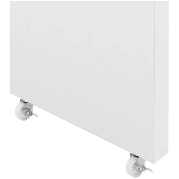 Skaistumkopšanas galds manikīram ar atbalstu 4 atvilktnēm 119 x 45 cm - balts