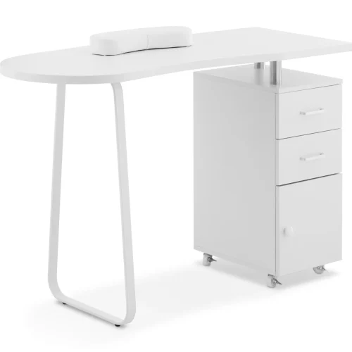 Galda kosmētiskais galds manikīram ar atvilktņu skapi 120 x 47 x 79