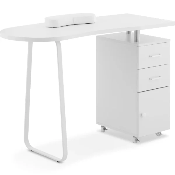 Galda kosmētiskais galds manikīram ar atvilktņu skapi 120 x 47 x 79