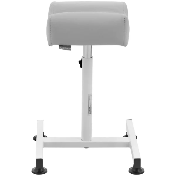 Kosmētiskais kāju krēsliņš pedikīram 24x22cm augstums 47-67cm - pelēks