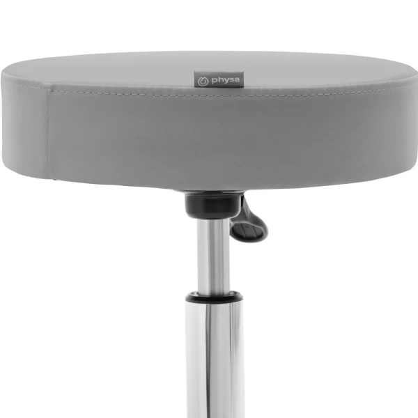 10040604-1 Kosmētikas krēsls uz riteņiem līdz 150 kg WORCESTER - tumši pelēks