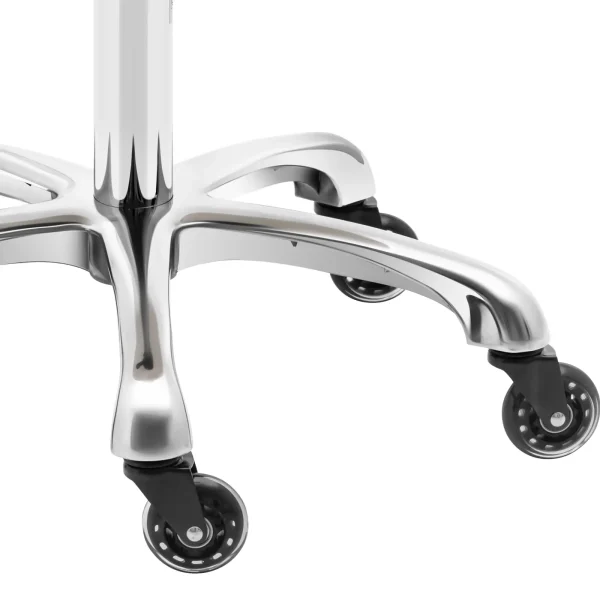 10040604-2 Kosmētikas krēsls uz riteņiem līdz 150 kg WORCESTER - tumši pelēks