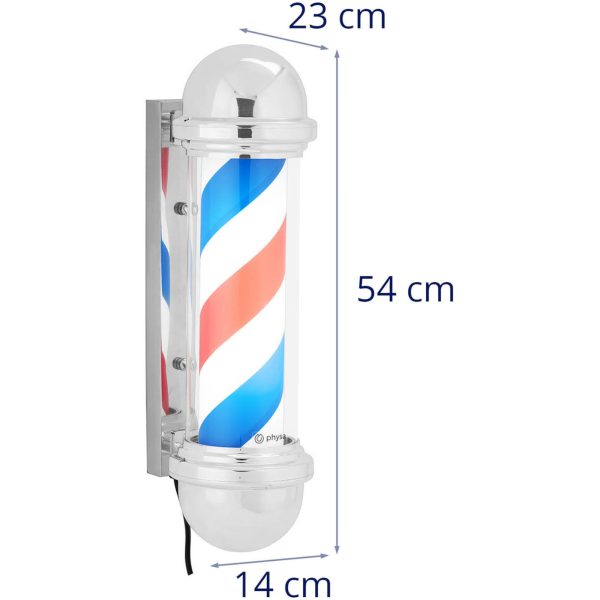 Bārbera friziera friziera frizieris Bārbera izcelšana. 30 cm - sudrabs