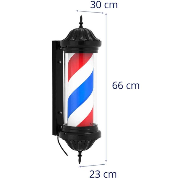 Bārddziņa frizieris frizieris frizieris Bārbers izcēlums 38 cm - melns