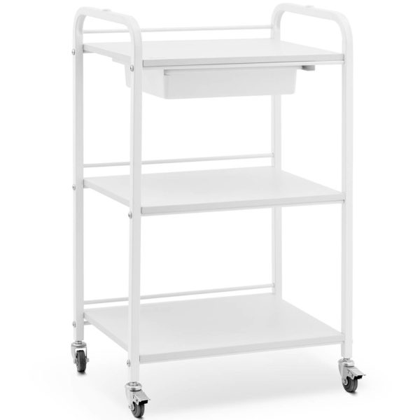 10040699-1 Kosmētikas palīgs 1 atvilktne 3 plaukti līdz 80 kg 54 x 38 x 90 cm - balts